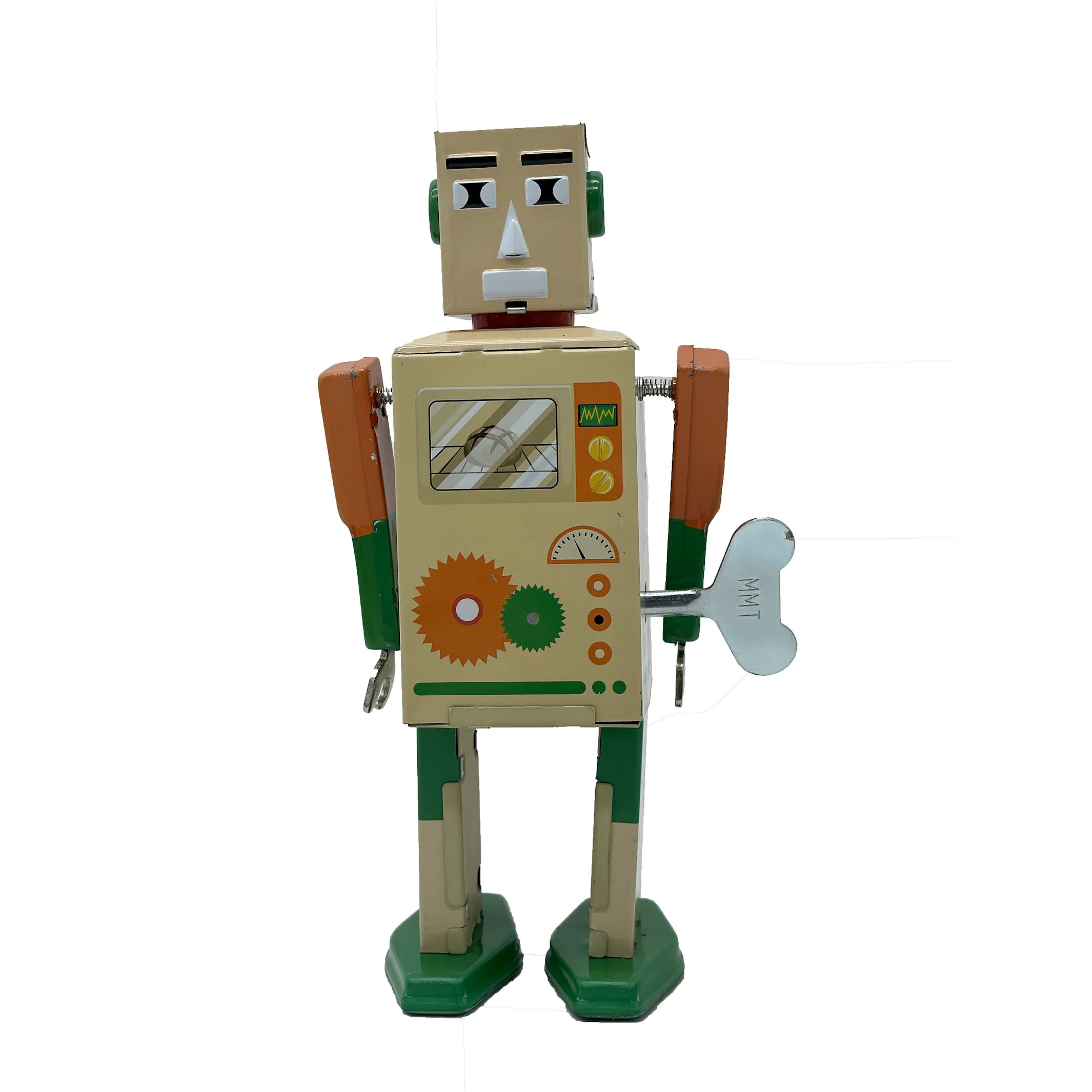 Mr&Mrs Tin Wind Up Tin Robot BakerBot