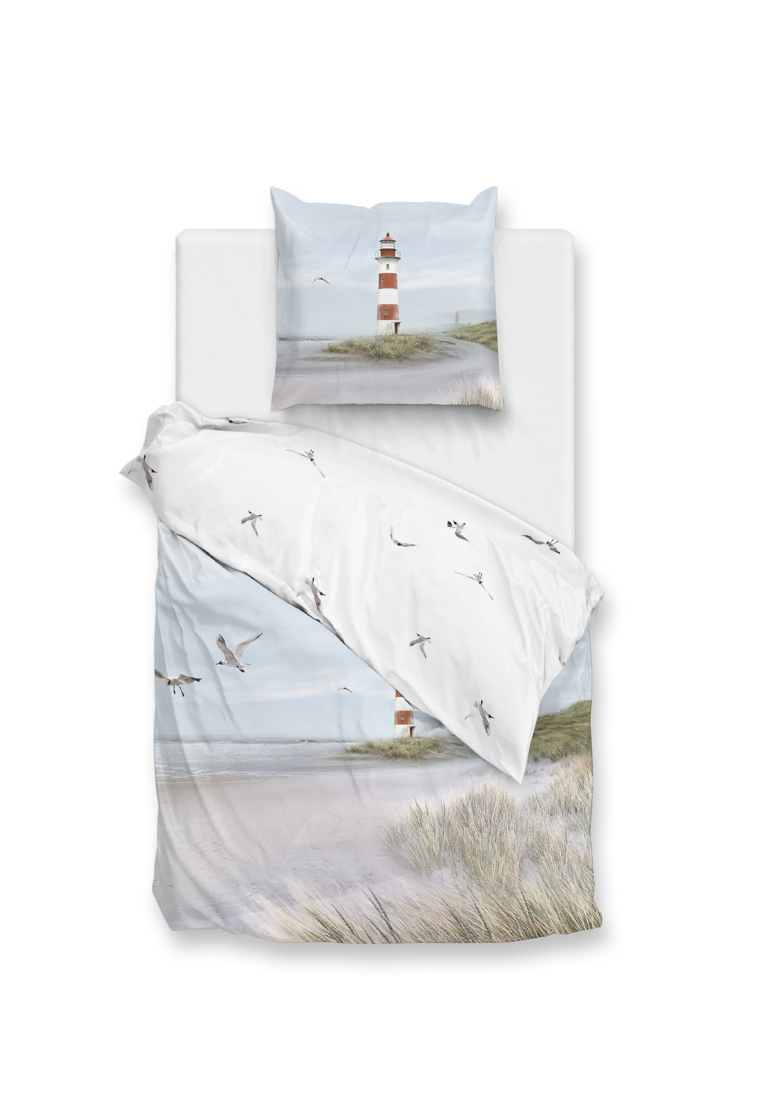 Zo!Home Dekbedovertrek Lighthouse 140x220 cm - Katoen