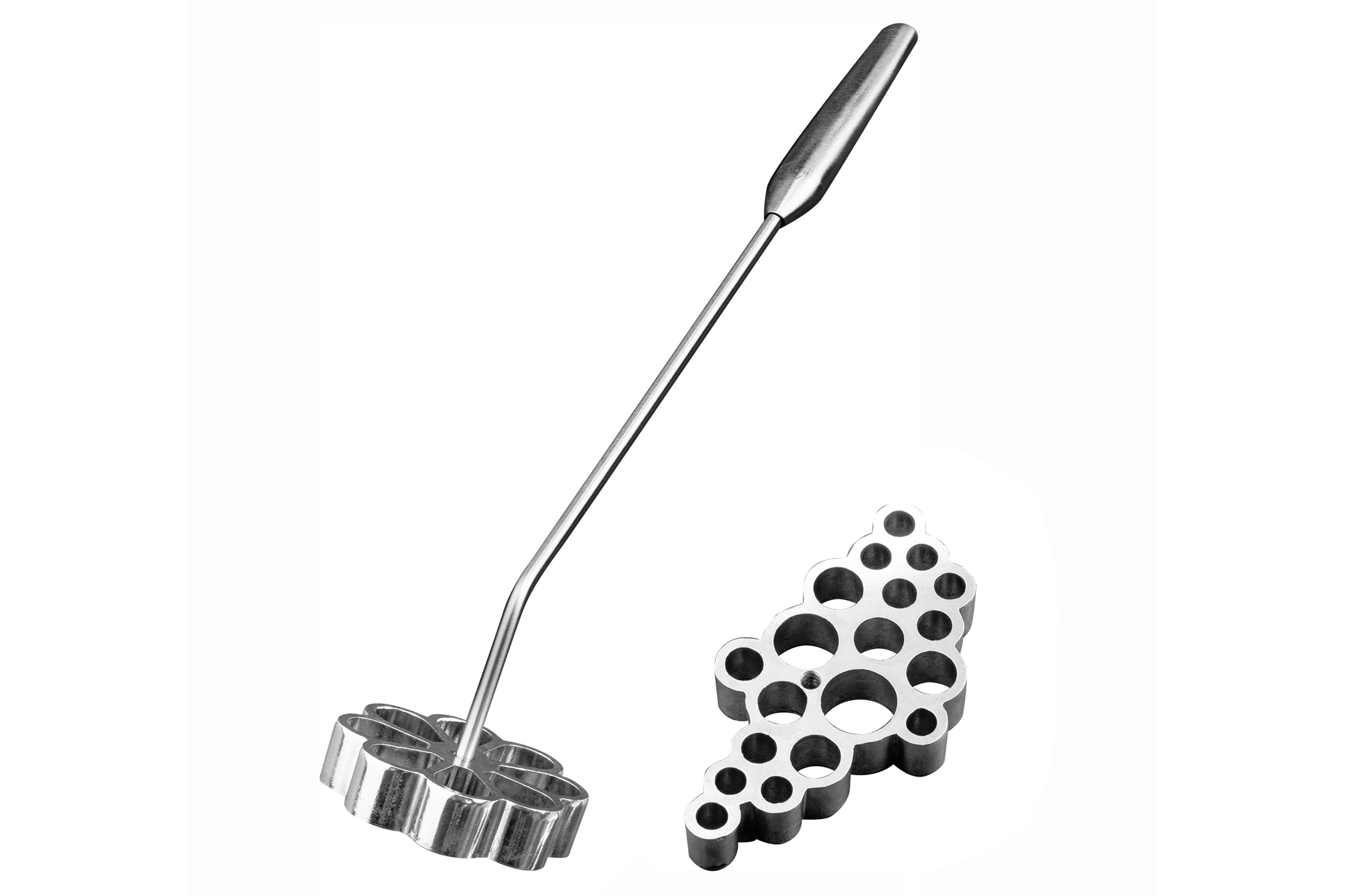 Plate-it Bunuelos Vorm Rosettes set 2 stuks - met Handvat