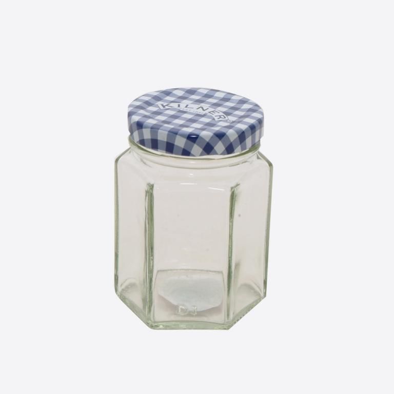 Kilner Inmaakbokaal Zeshoekig 110ml met Schroefdeksel - 5.8x5.2x8 cm