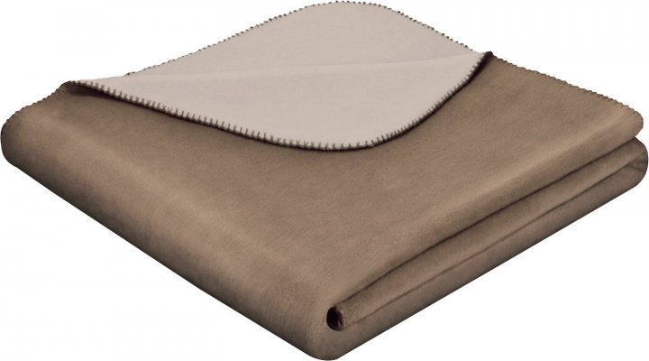 Biederlack Plaid Duo Cotton Double Face 150x200 cm Palisade-Feber