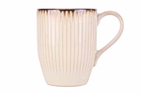 Cosy&Trendy Mok Estrena Latte 300ml - Aardewerk - 8x10 cm