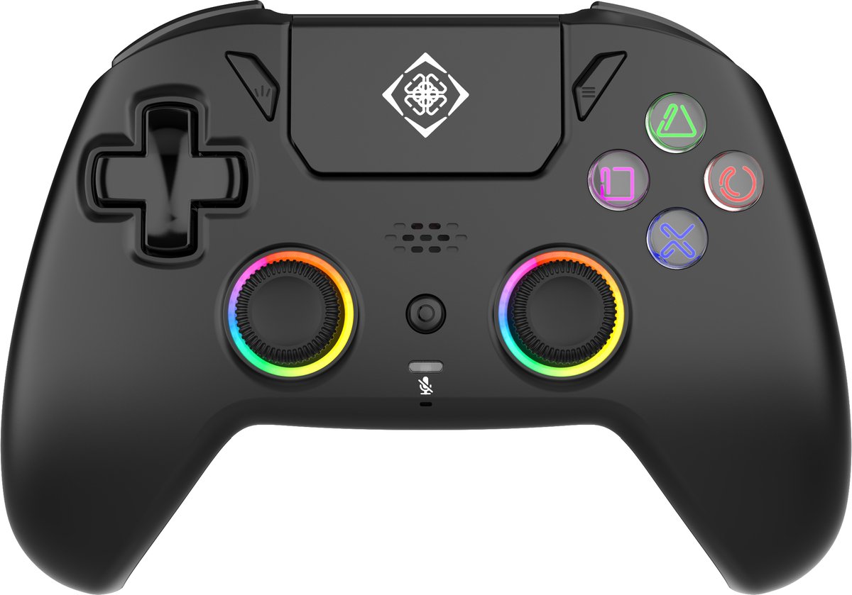 Deltaco PS5 Pro Controller Wireless Hall Stick-Triggers RGB