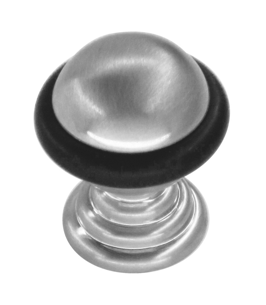 HDD Vloerdeurstop Retro Inox Look