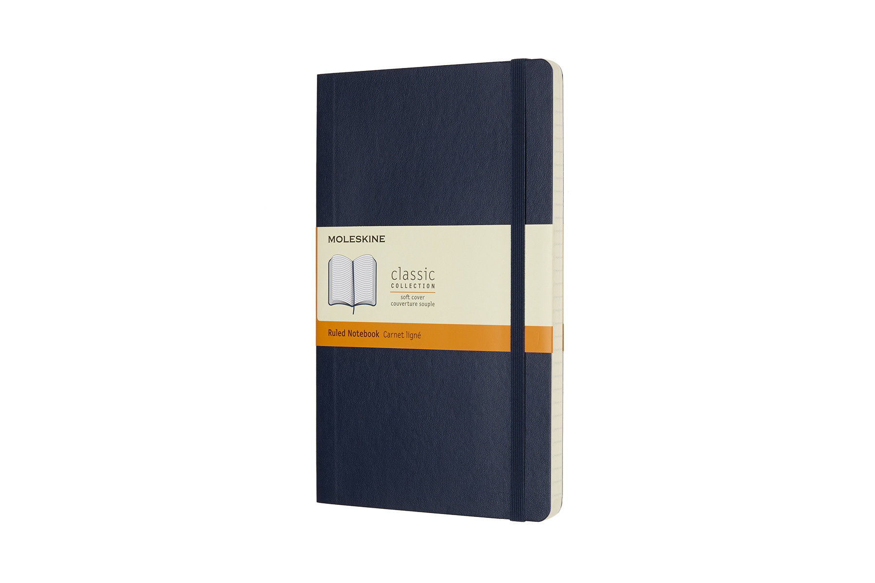 Moleskine Notebook Large Notes Gelijnd Soft Cover - Saffier