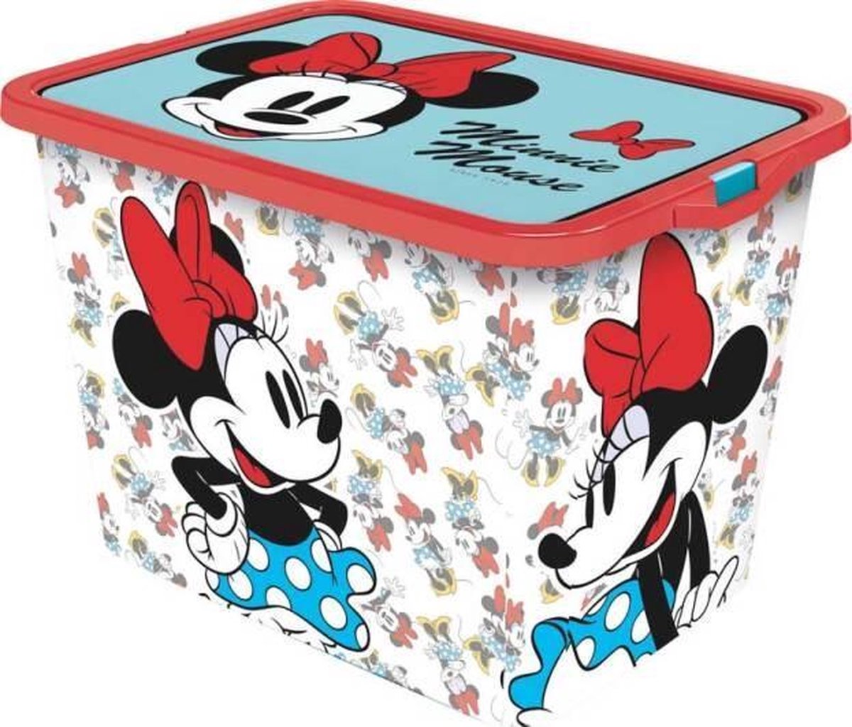 Minnie Mouse Storage Click Box 23L