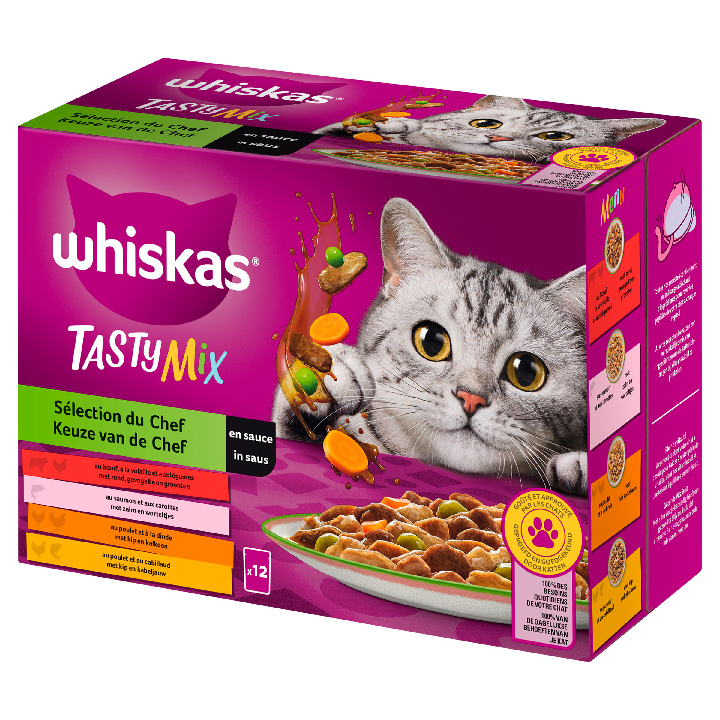 Whiskas Chef's Choice 1+ Pouch 12x 85 g