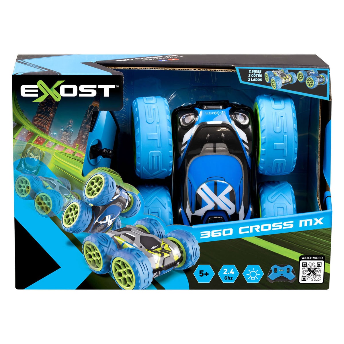 Exost 360 Cross MX, R/C 2.4 Ghz - Groen Blauw