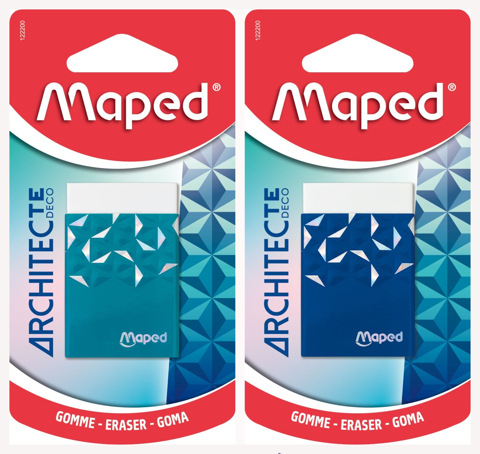 Maped Gom Architecte Deco assorti - Blister - prijs per stuk
