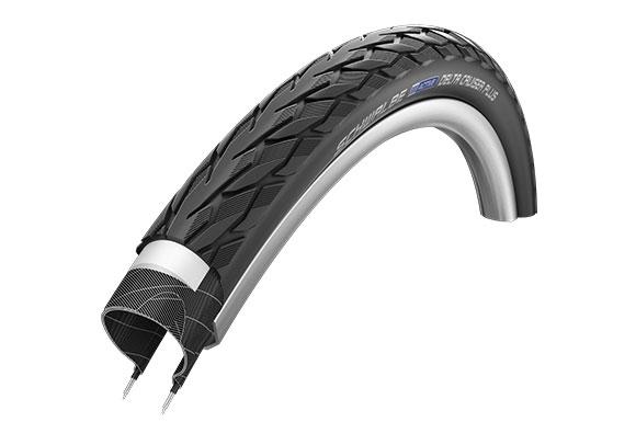 Schwalbe Delta Cruiser Plus Buitenband 26x 1 3/8 - Zwart - met reflectie