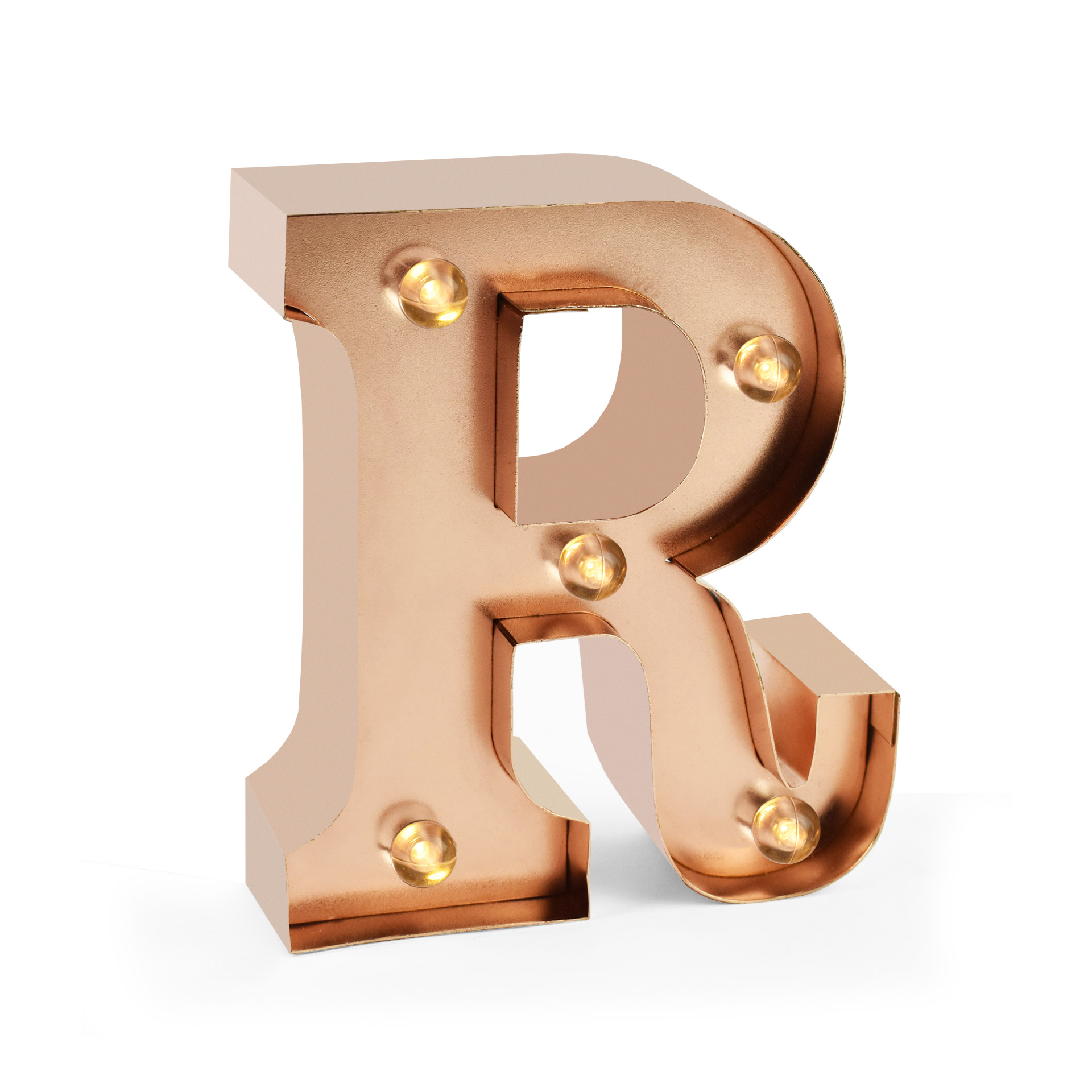 Legami Mini Deco LED Licht Letter R 10x8.5x3.5cm - werkt op batterijen