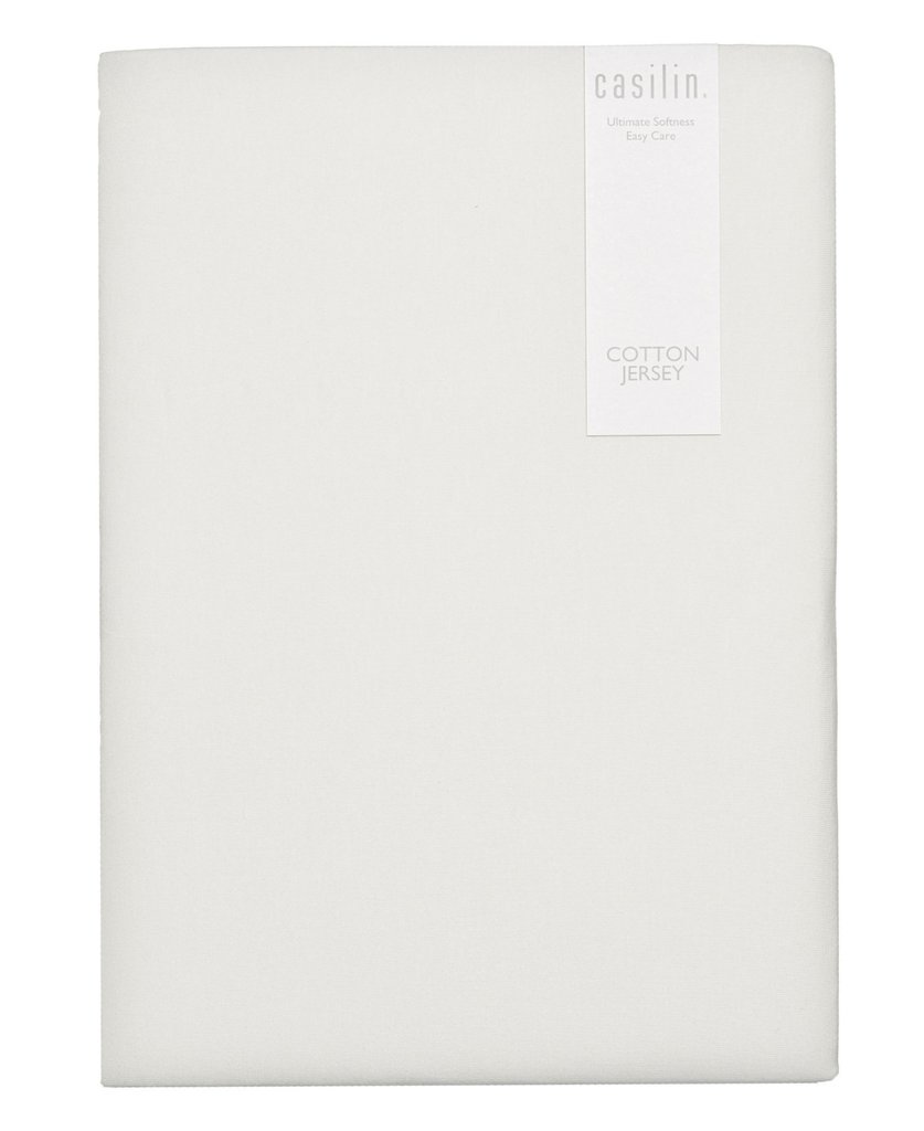 Casilin Hoeslaken Jersey Wit 90x200-100x220 cm Katoen