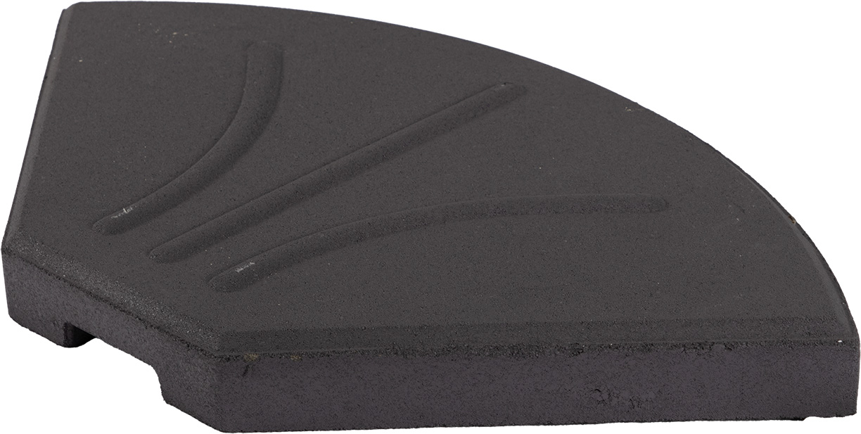 Inlegtegel voor Kruisvoet Hangparasol 20 kg Beton Grijs 47x47x5.6 cm