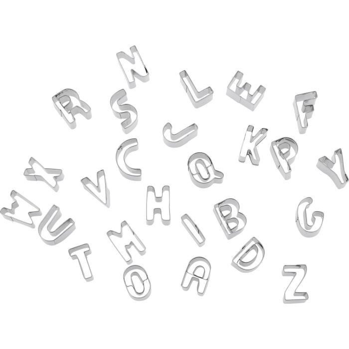 Westmark Uitsteekvorm Letters A-Z - 2.5cm - Inox