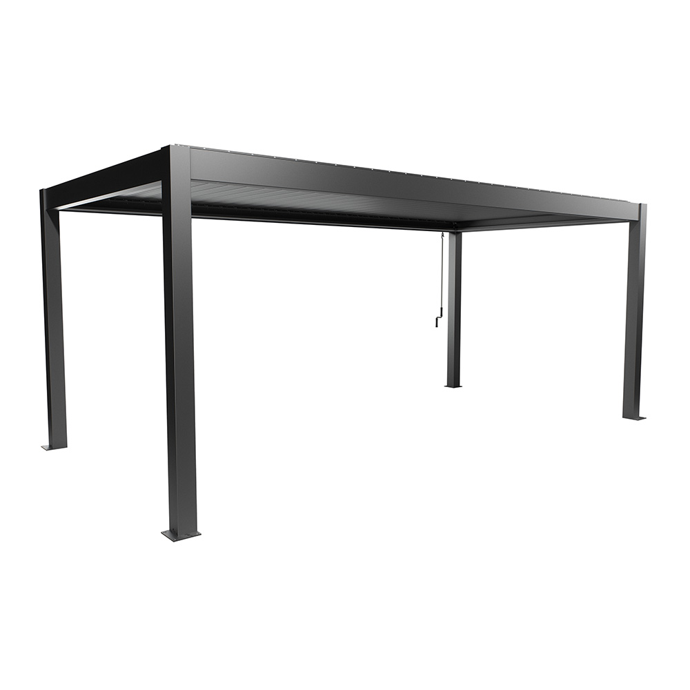 Biohort Pergola Metaal 6x3 m Donkergrijs