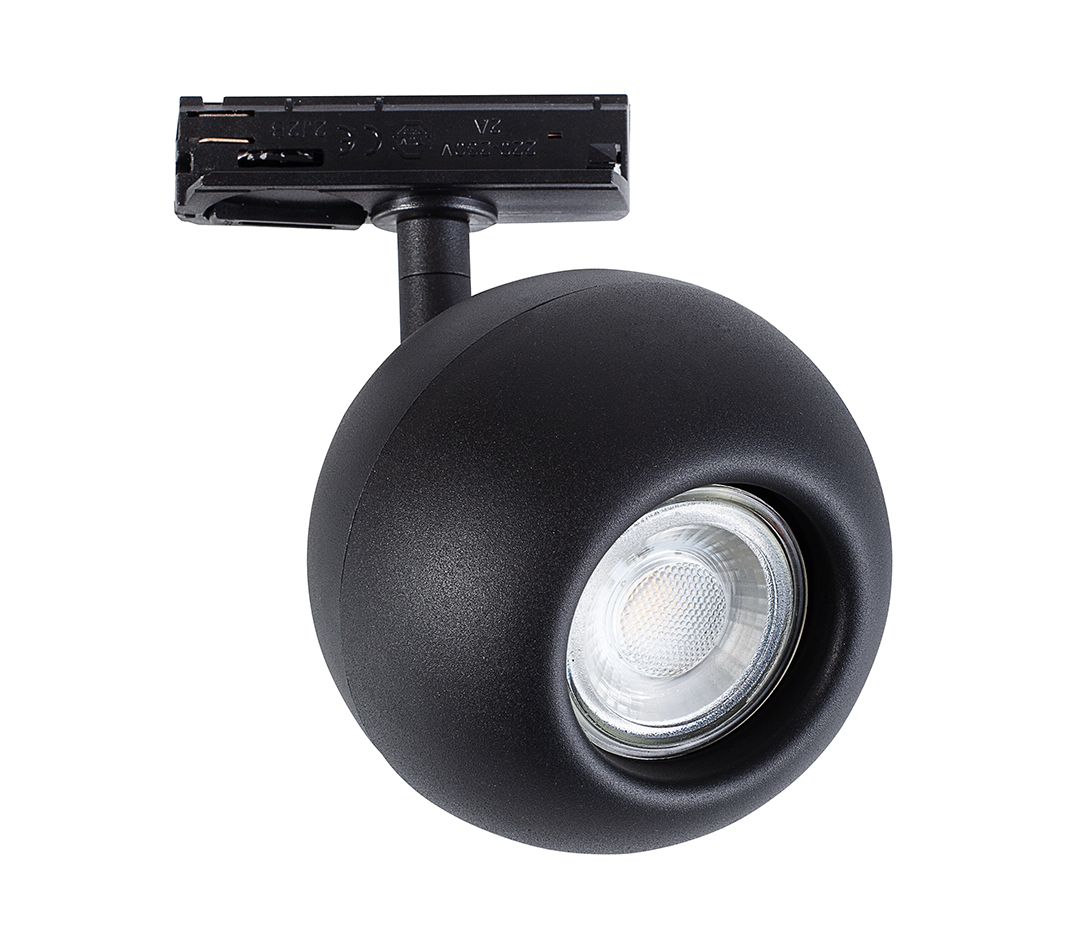 Fantasia Triton Track Spot GU10 Zwart Voor mono fase Track