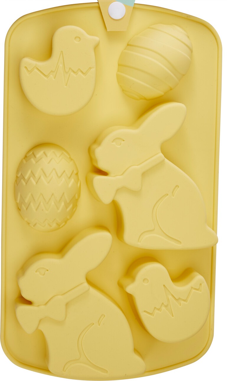 Bakvorm Pasen 33x17.5 cm - Silicone - assorti - prijs per stuk