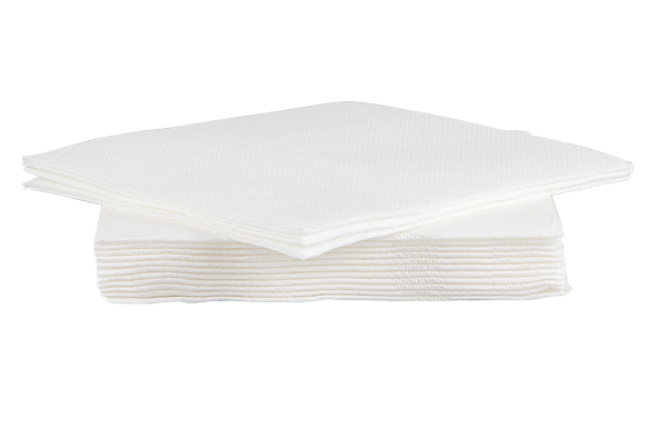 Cosy&Trendy Servet CT Prof 25x25 cm set 40 stuks - Textiel-Touch - Wit