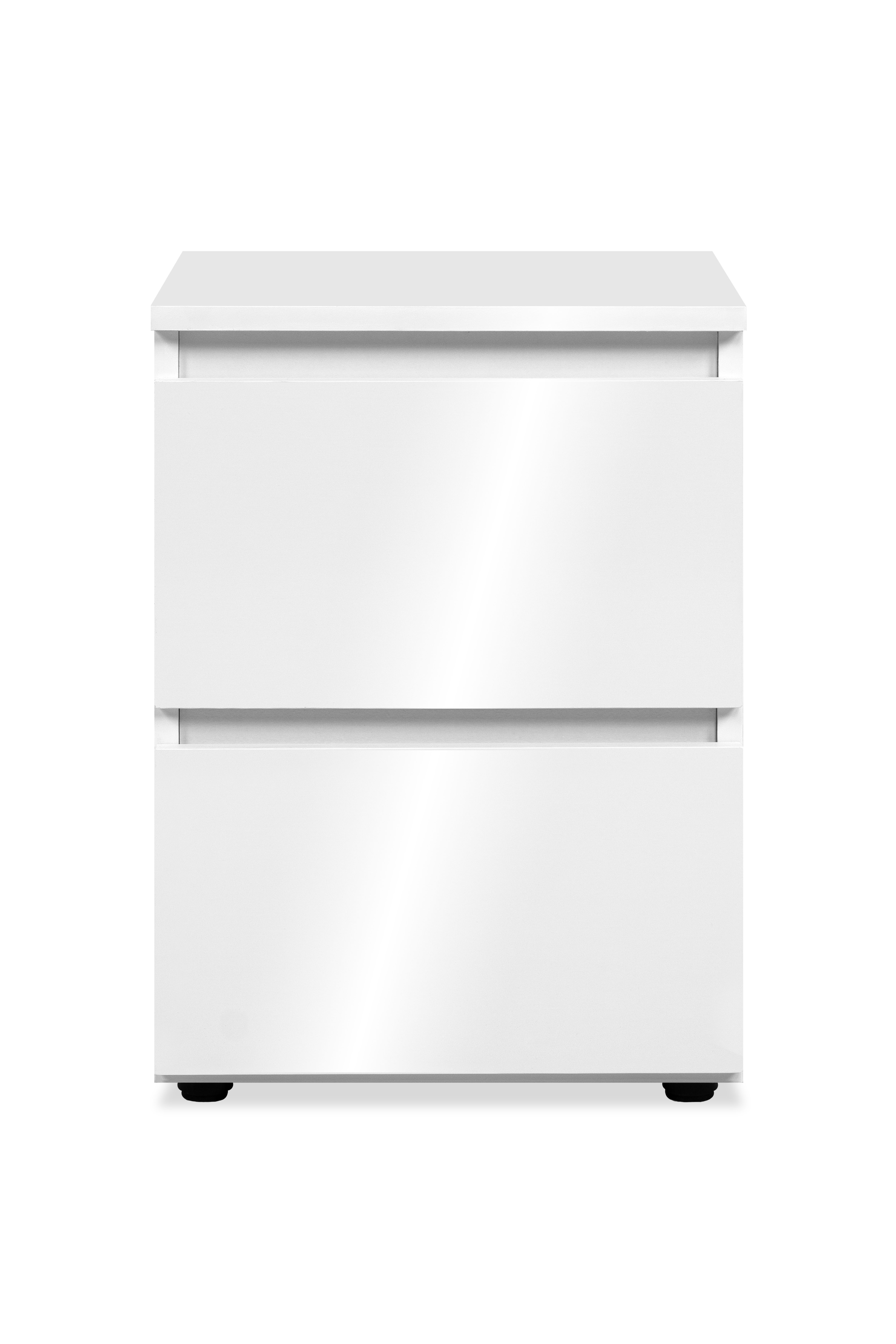 Lulea 61A Nachttafel 36x49x29 cm Glanzend Wit