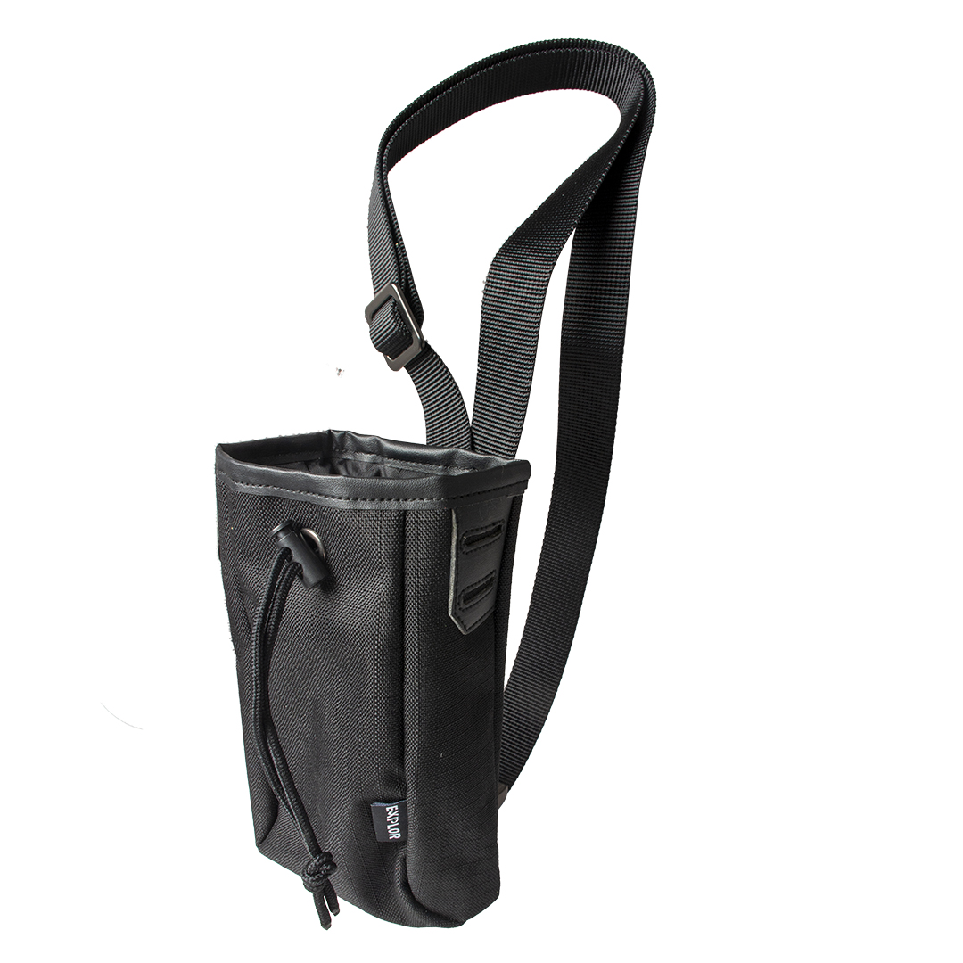 EXplor Gear Drinkfleshouder Zwart 8.9x17.8 cm