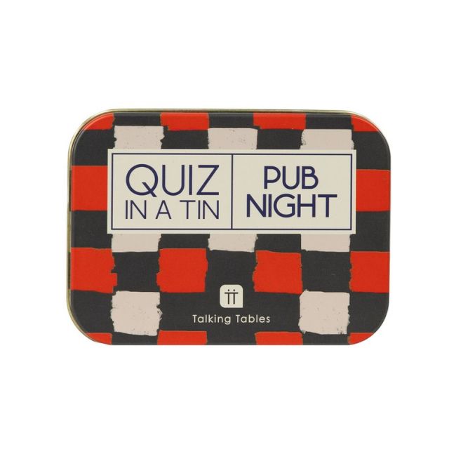 Talking Tables Quiz in a Tin Pub Night