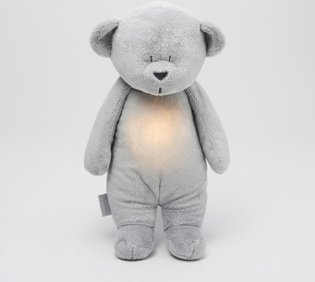 Moonie Knuffel The Humming Bear met Licht en Geluid Silver