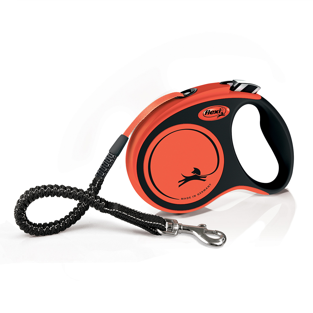 Flexi Xtreme Lint 5 meter Oranje/Zwart Small