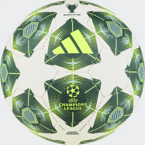 Adidas Voetbal Championsleague Hard Ground White/Green - maat 5