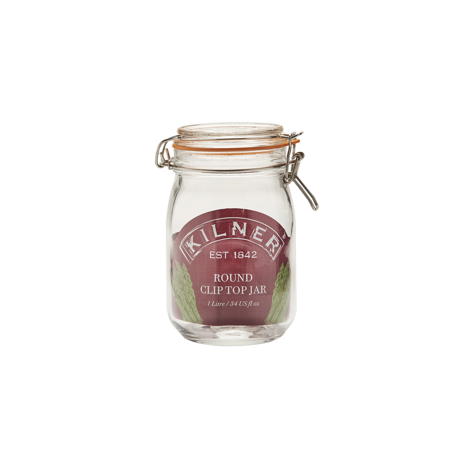 Kilner Bokaal met Beugelsluiting 1l - Luchtdicht Clipsysteem - 13.7x11x18 cm