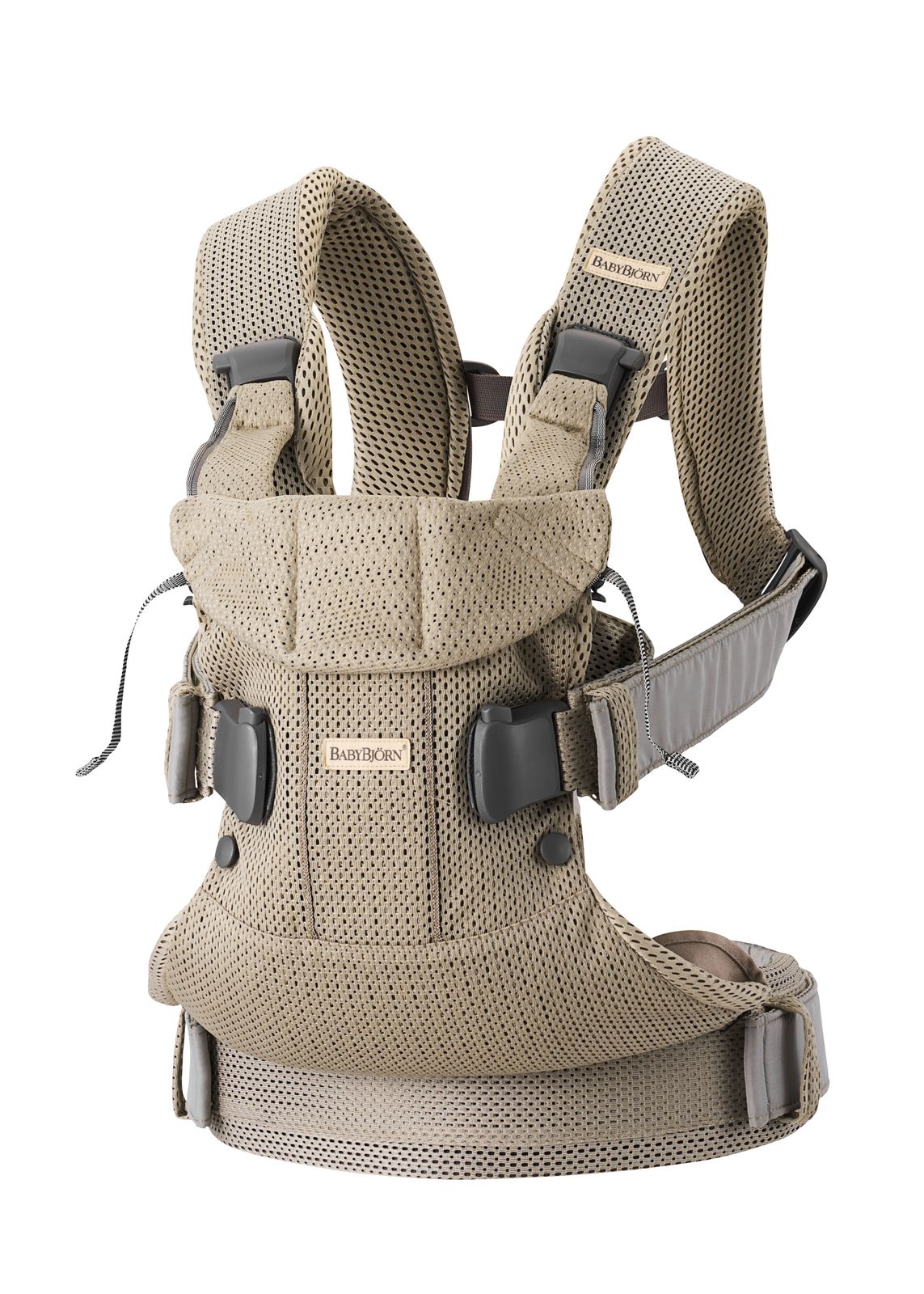 BabyBjorn Draagzak One Air 3D Mesh Grey Beige