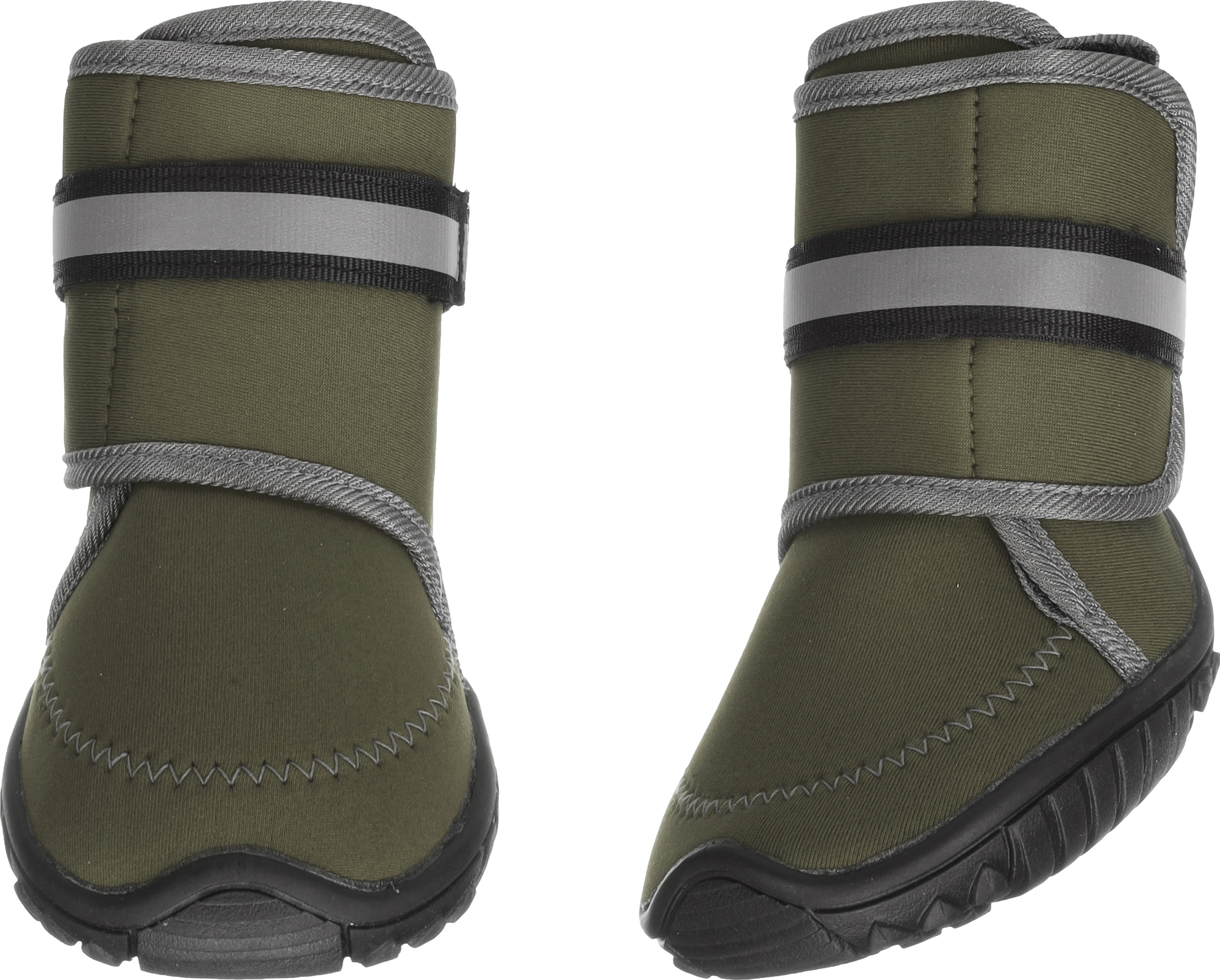 Flamingo Hondenschoenen Kajan extra extra extra large Groen 2 stuks