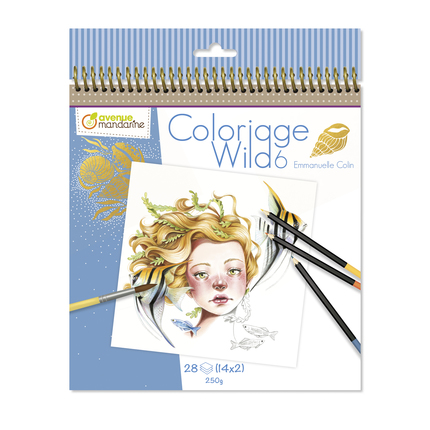 Avenue Mandarine Coloriage Wild 6 Akwarel