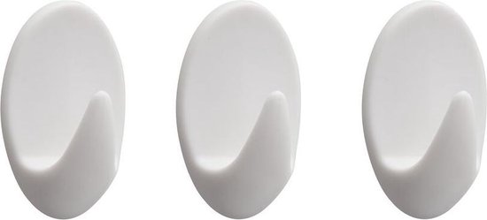 Tiger Haak Oval - L Wit
