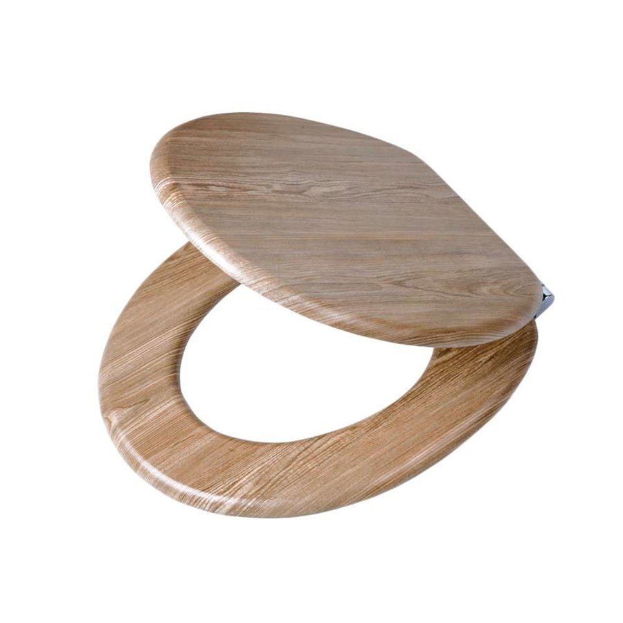 Tiger Steigerhout WC-Bril Softclose Houtlook FSC