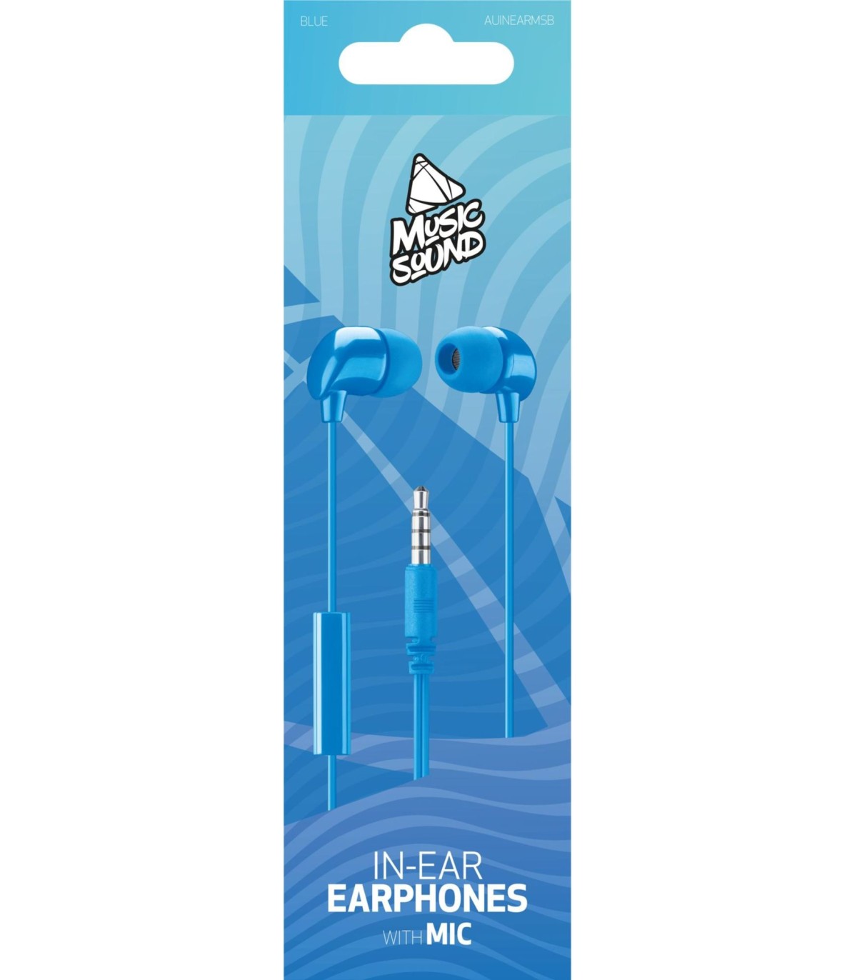 Music Sound Headphone met Microfoon universeel, blauw