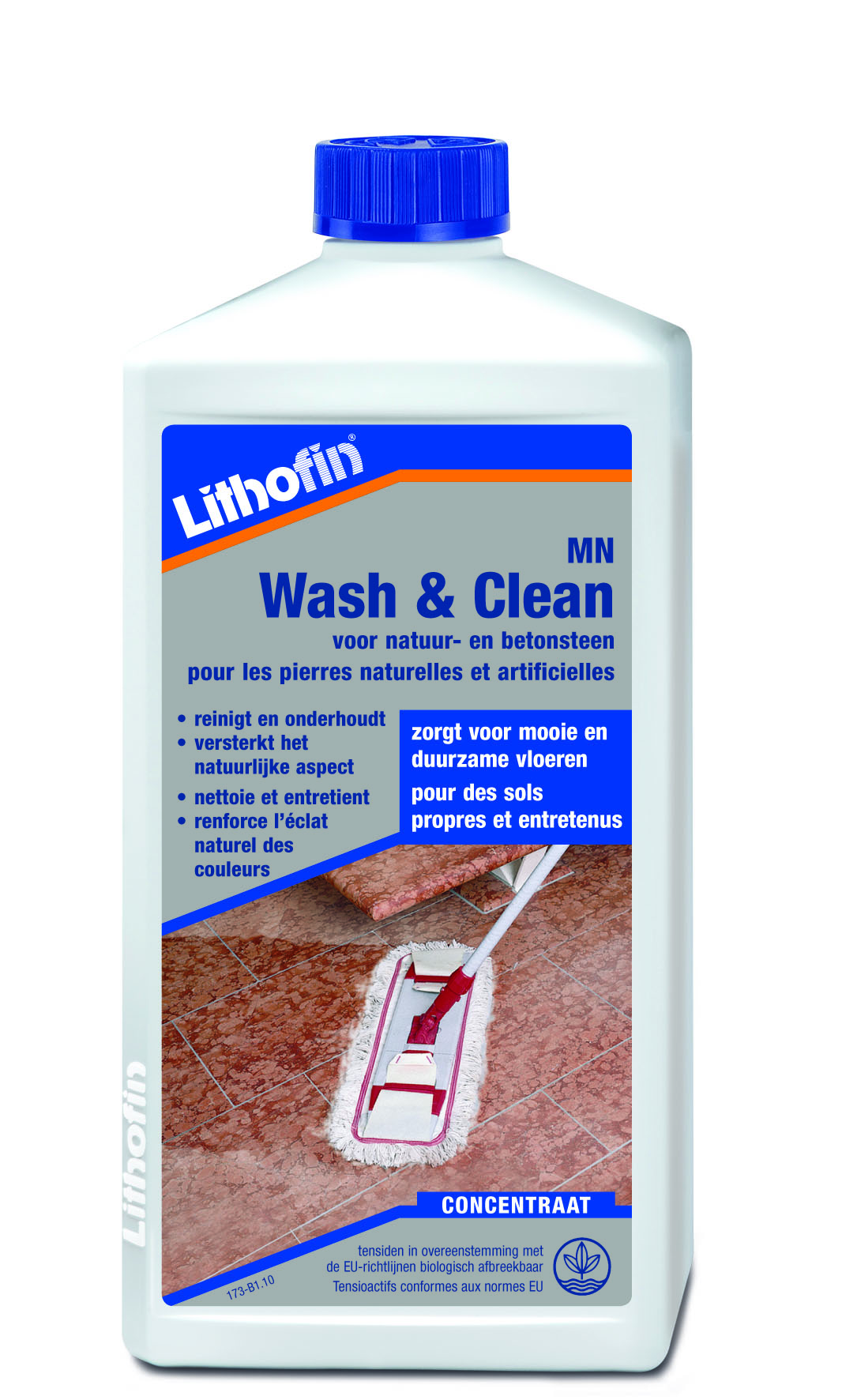 Lithofin MN Wash&Clean reinigt en verzorgt 1 l