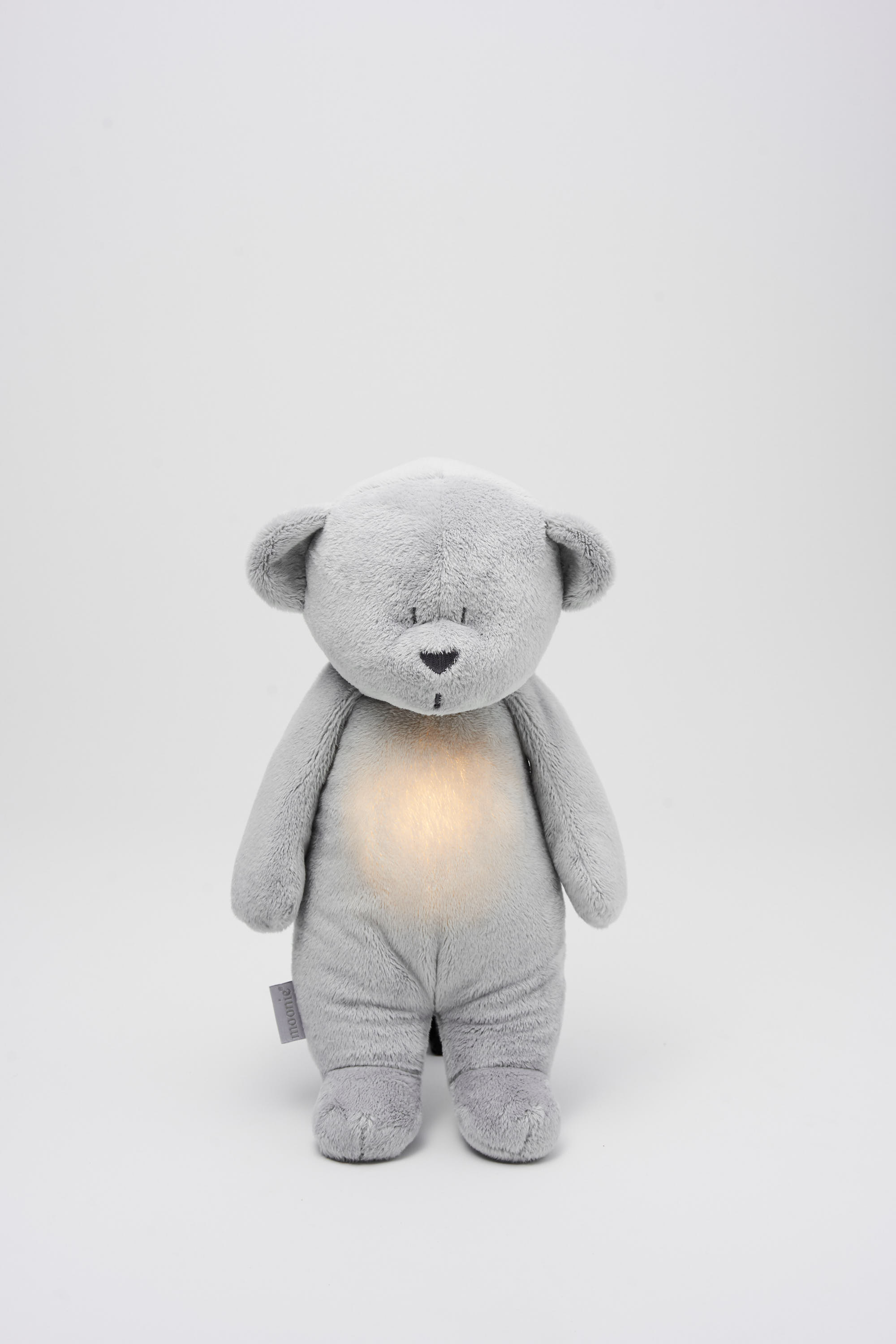 Moonie Knuffel The Humming Bear 2.0 Silver 28x15x10 cm
