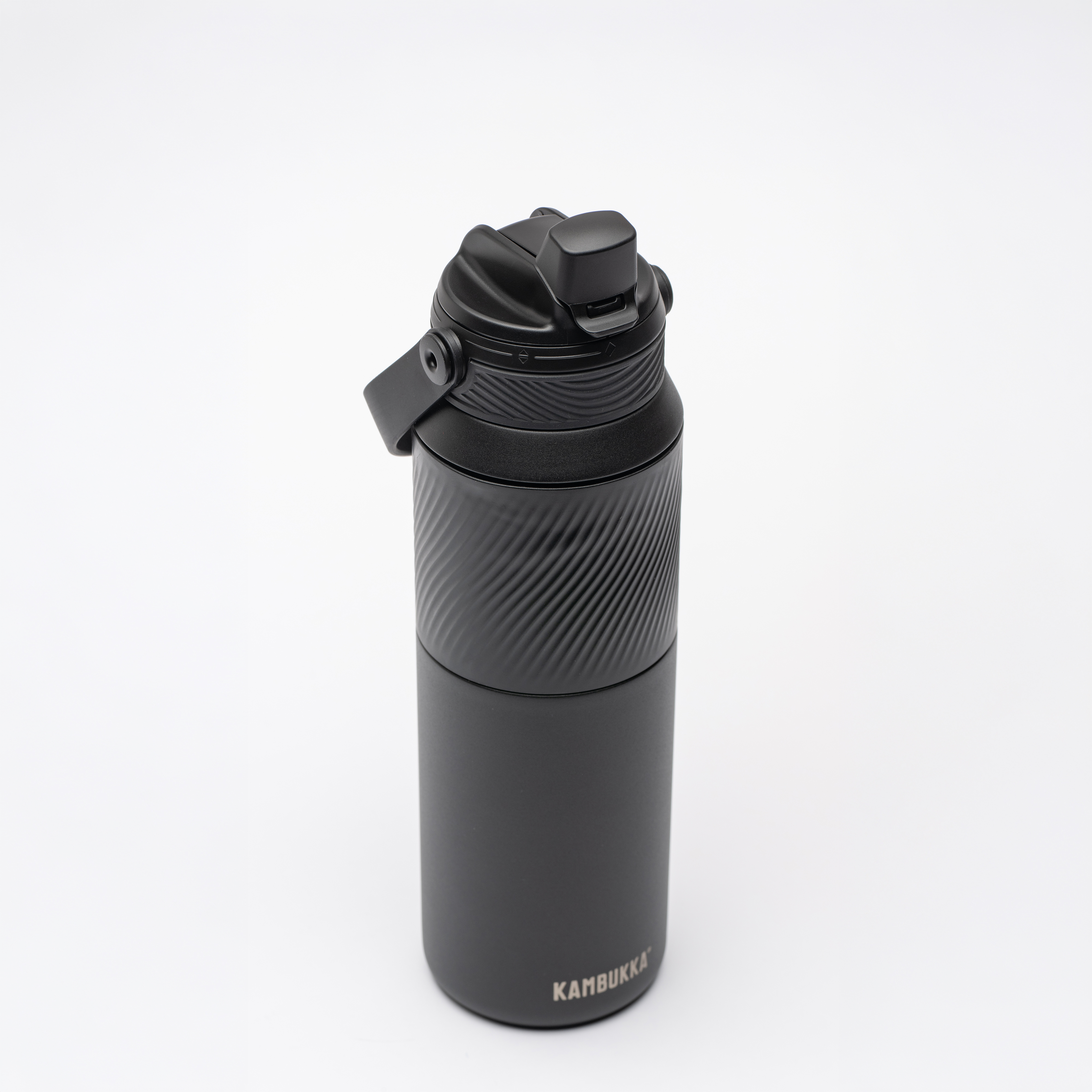 Kambukka Isoleerfles Dupla 1000ml Black Raven - 2-in-1 Deksel