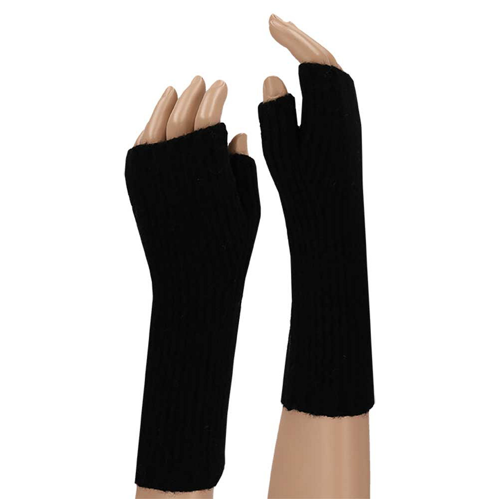 Sarlini Handschoenen Dames Knit Black - ONE SIZE