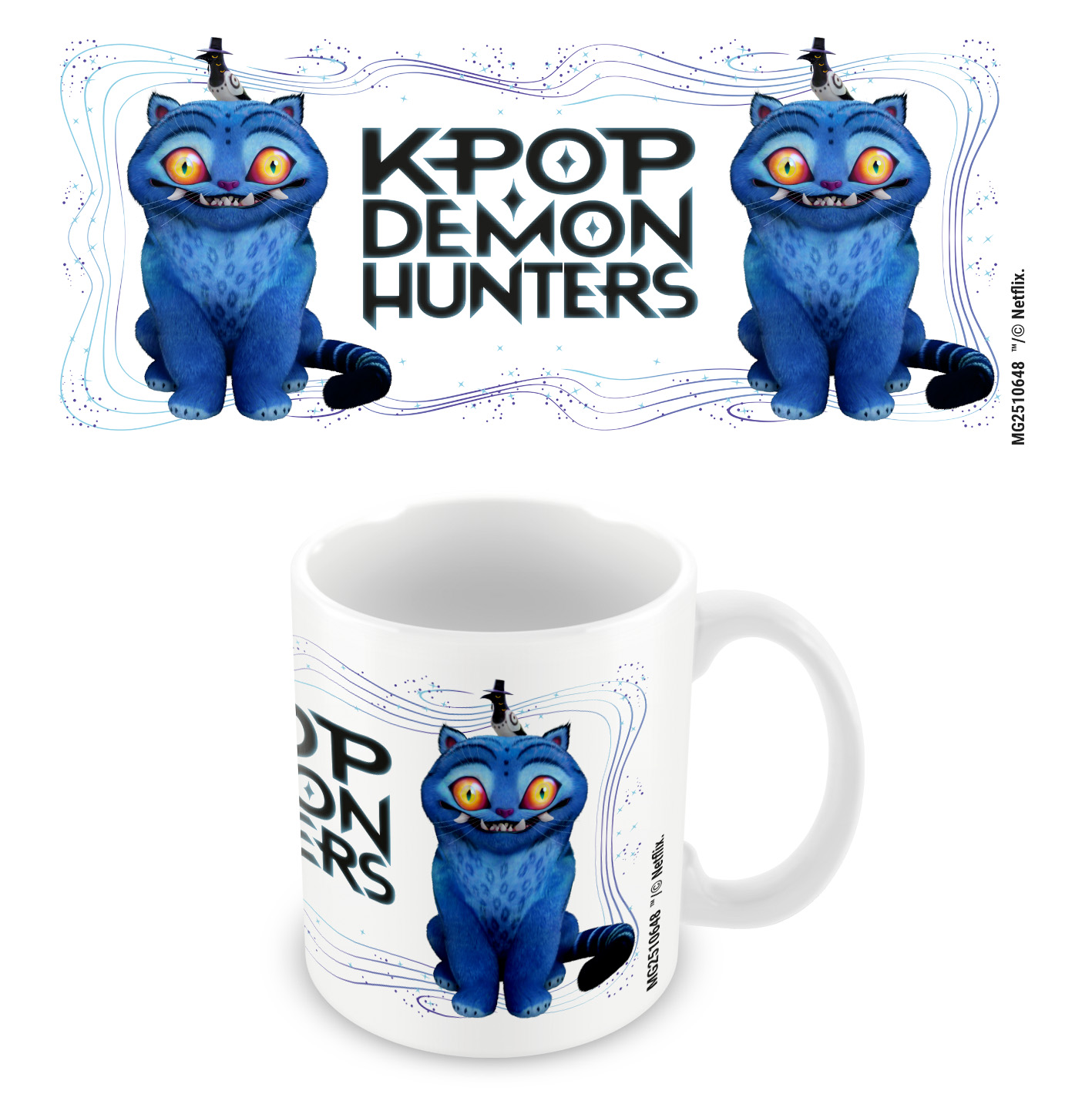 KPop Demon Hunters Mok Derpy & Sussie Wit 320 ml