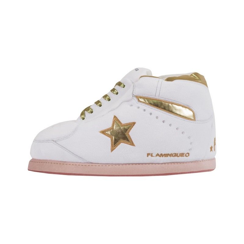 Flamingueo Pantoffels Starship Giant High Boot & Golden Star One Size