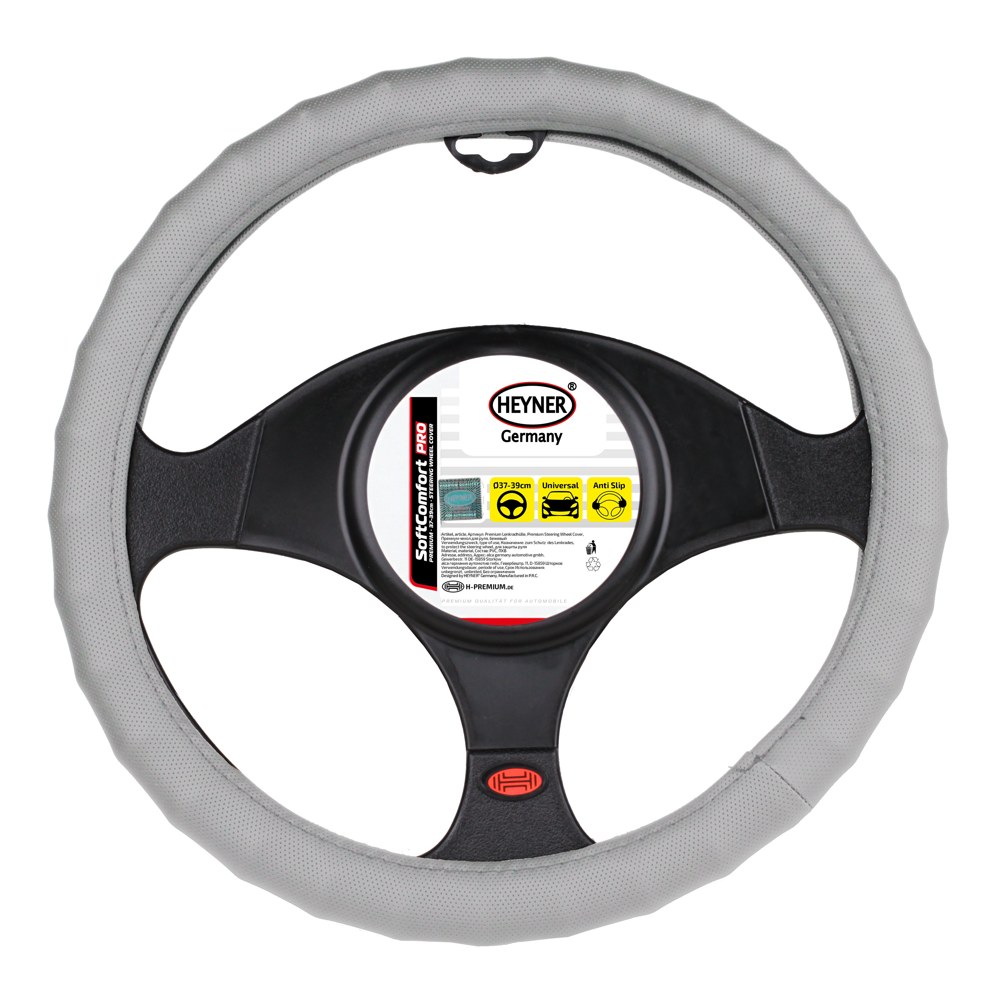 Stuurhoes grijs dia 37-39 cm softcomfort