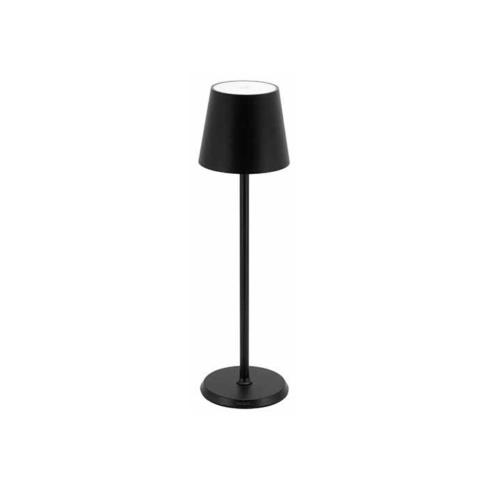 Securit Tafellamp Feline Zwart Dimbaar incl. Magnetische Laadkabel