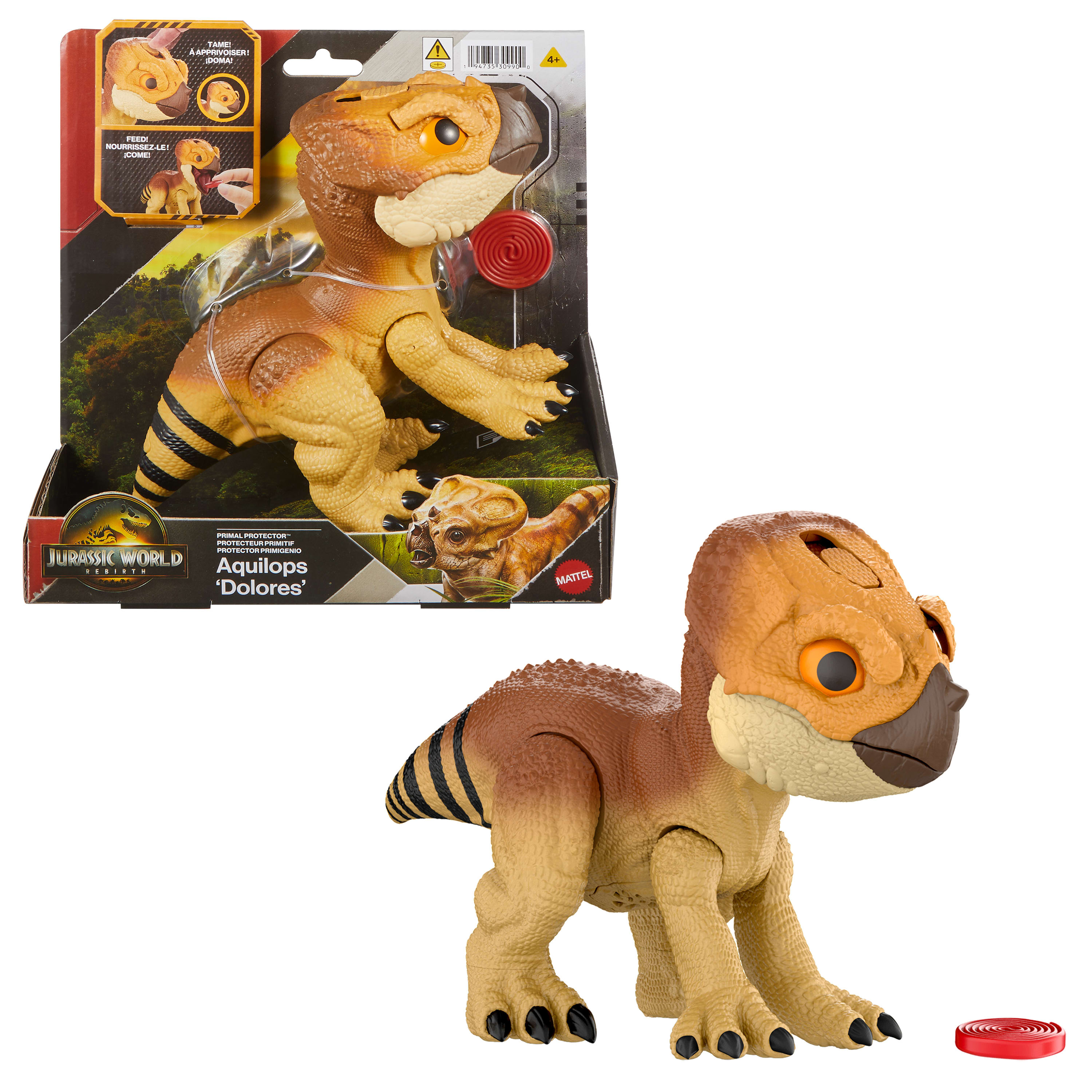 Jurassic World Rebirth Aquilops Interactive Dolores
