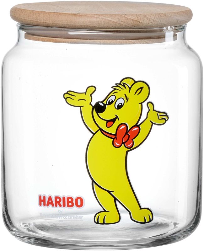 Ritzenhoff & Breker Voorraadpot Haribo Hands Up 1.1l - Glas - 12x13 cm