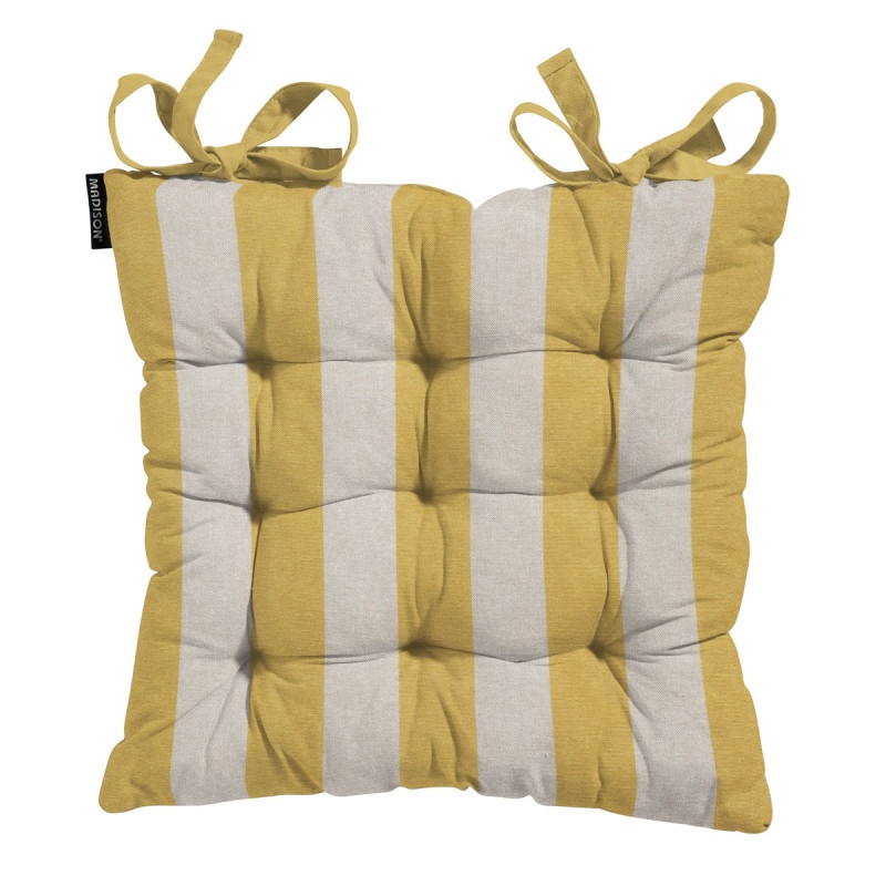 Madison Toscane Kussen 46x46 cm Amora Mosterd