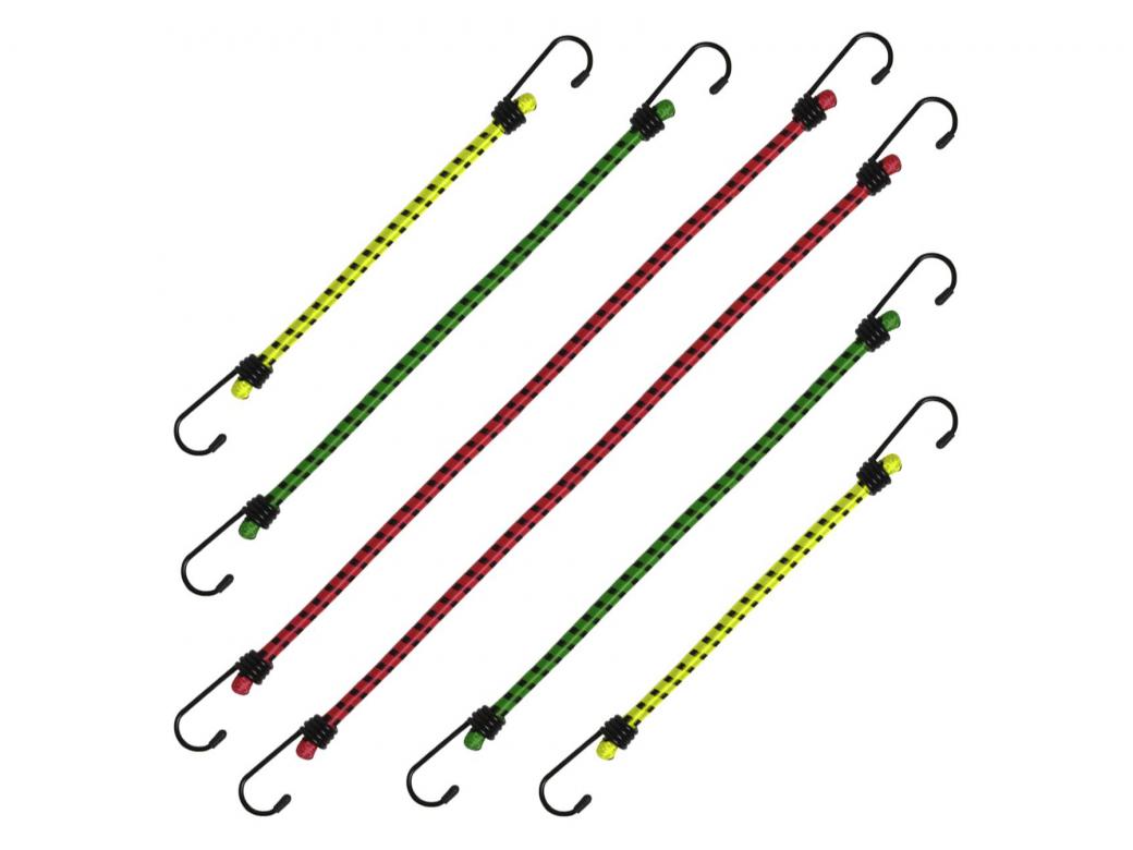 Ledent Assortiment Elastieken met Haken 6 stuks