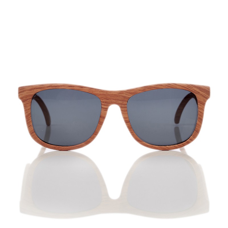 FCTRY Zonnebril voor Kleuters 3-6 Jaar Hipsterkid - Golds - Wood Finish