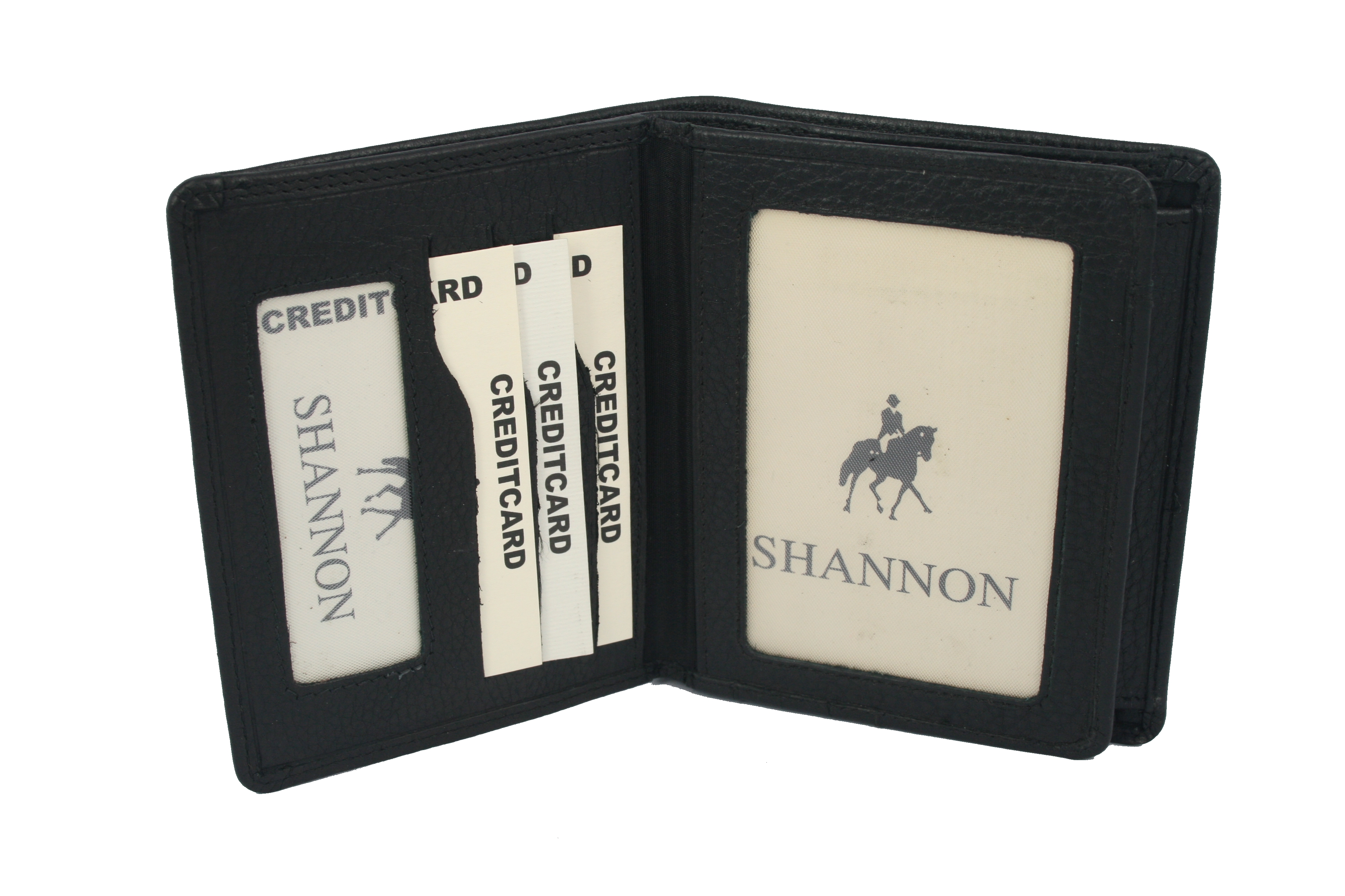 Shannon Portefeuille Heren  Zwart