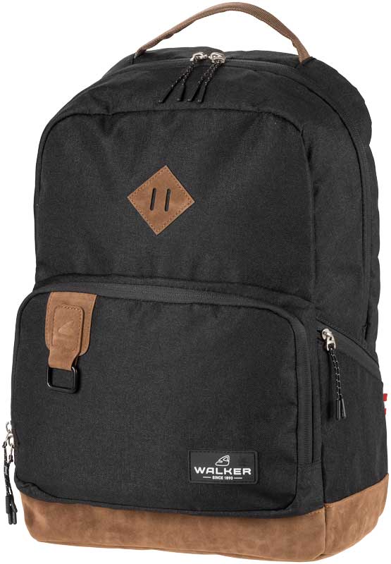 Walker Rugzak Pure Eco 29 l Black - 30x20x46 cm